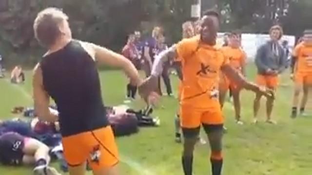 VIDEO. Nivelles 7s. Les poignées de main orgasmiques des Hollandais