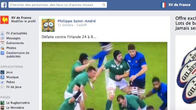 La Coupe du monde du XV de France sur Facebook, épisode 2
