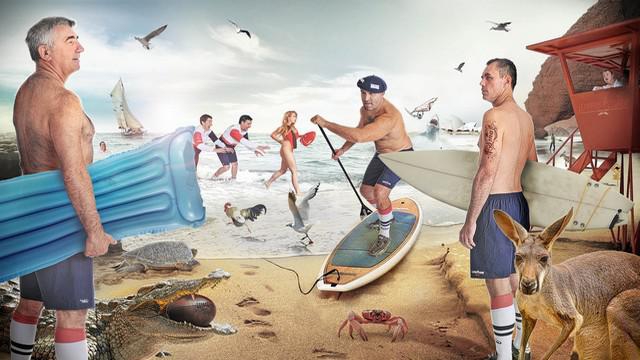 PHOTOS. De la bière, des moustaches, un dragon et Le Penseur de Rodin pour des calendriers toujours plus originaux