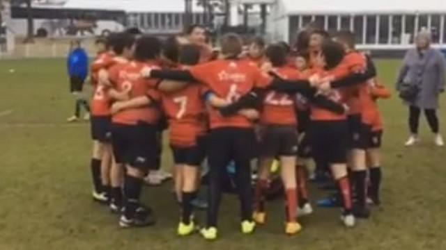 VIDEO. Le Pilou Pilou monumental des U12 du RCT après une victoire dans un tournoi