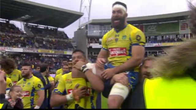 VIDÉO. Top 14. L'hommage du public de Clermont pour la dernière de Jamie Cudmore