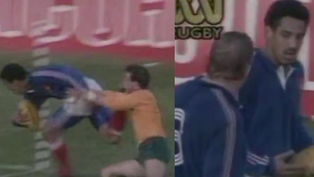 VIDÉO. FLASHBACK. 1990. Serge Blanco marque un essai sur un sprint de 100 mètres contre l'Australie