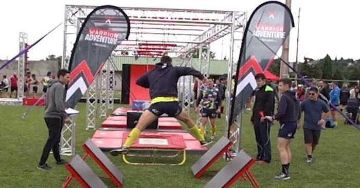 Kung Fu Panda a testé le Warrior Adventure pour le Rugby No Limit