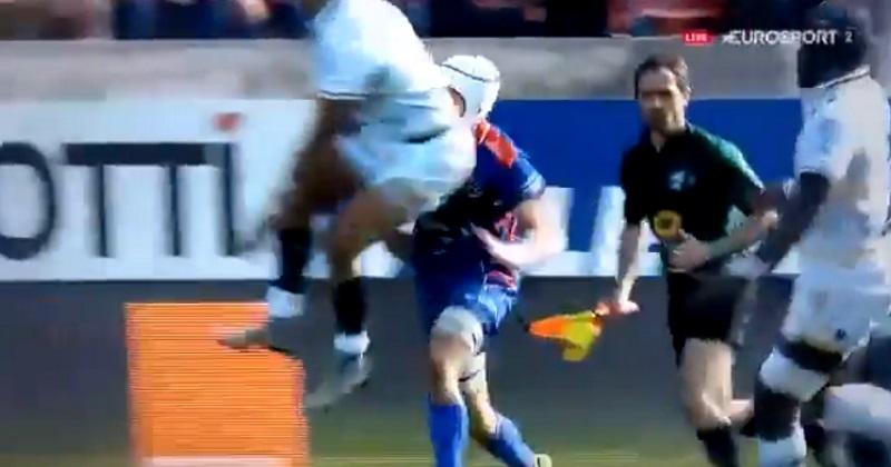 PRO D2 : Béziers l'emporte sur un Stade Montois réduit à 14 après le mauvais geste de JJ Taulagi [VIDEO]