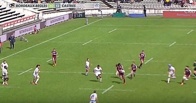 Semi Radradra se joue de la défense castraise pour un splendide essai [VIDÉO]