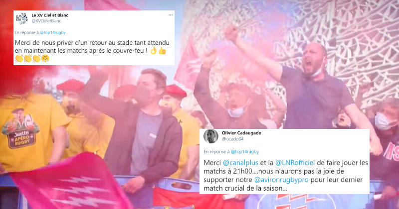 Top 14. Dernier multiplex à l'heure du couvre-feu : les supporters ragent devant Canal+