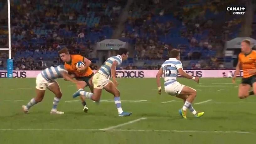 VIDEO. Rugby Championship. Le 4 à a la suite pour l'Australie grâce au triplé de Kellaway