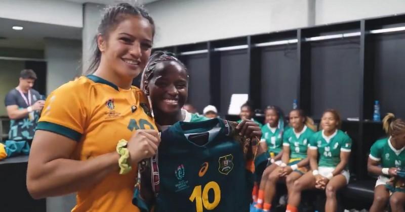 VIDEO. ON AIME : Le geste très RUGBY des Australiennes envers les joueuses de Madagascar