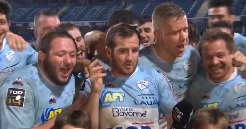 VIDÉO. TOP 14. Vainqueurs de Toulouse, Lopez secoué par des Bayonnais en mode bringue !