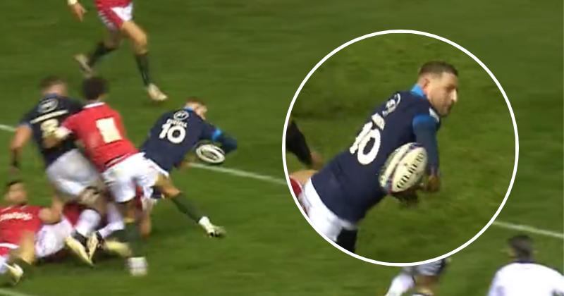 VIDÉO. C’est quoi encore cette passe de barjo de Finn Russell pour libérer l’Écosse ?!