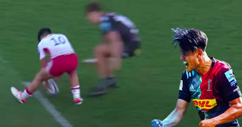 VIDEO. Alerte au génie ! Aviez-vous déjà vu un geste aussi malin que celui de Marcus Smith ?