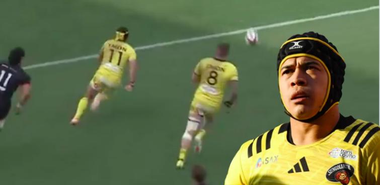 VIDÉO. Demi-volée, course poursuite façon Bielle-Biarrey : Cheslin Kolbe continue de faire ''mumuse'' au Japon