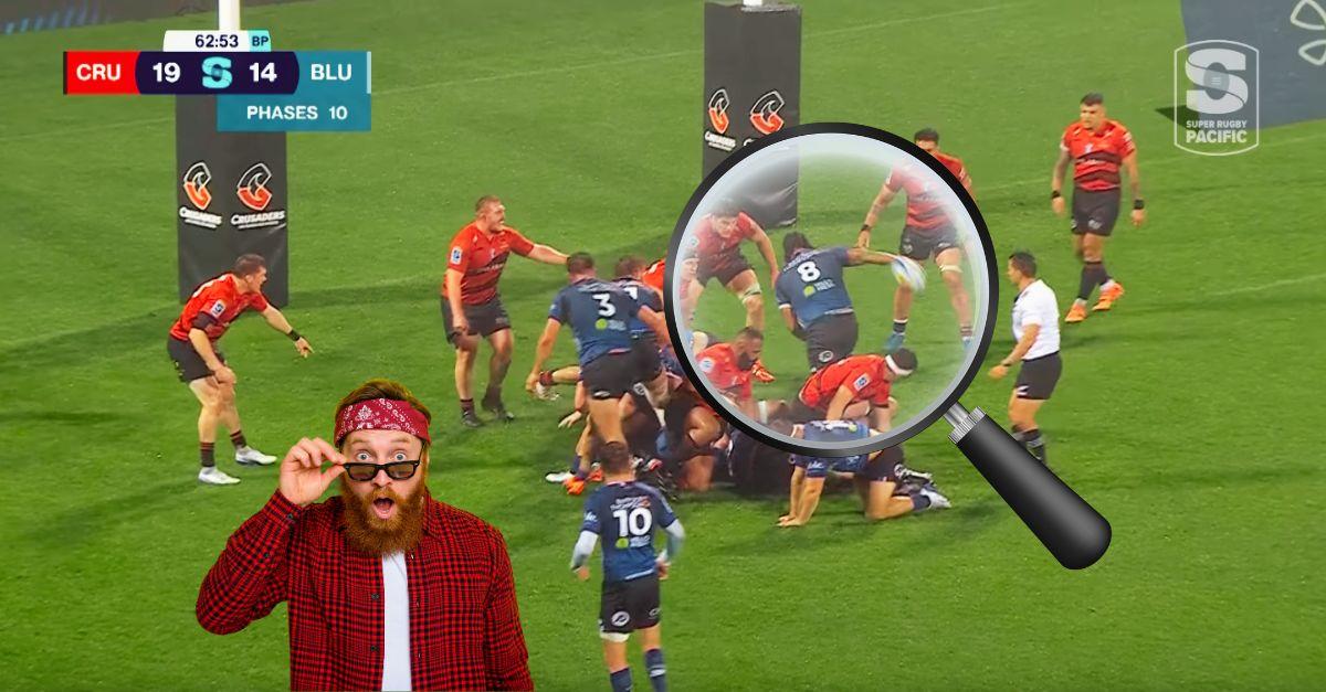 VIDEO. Le 3e ligne Sotutu aurait pu faire simple, il a préféré faire sublime : Serin applaudit et nous aussi