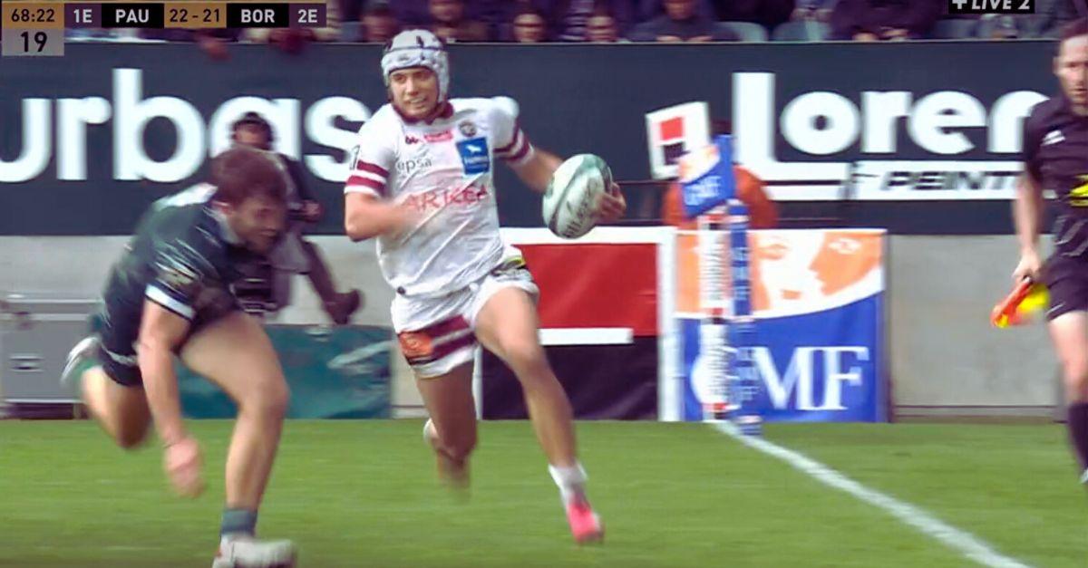 VIDEO. TOP 14. Louis Bielle-Biarrey lâche une chevauchée monstrueuse de 80m : un essai majuscule pour la victoire !