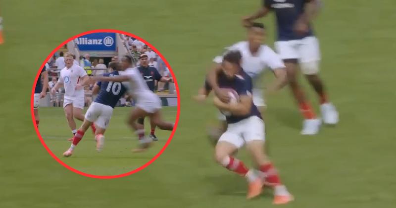 VIDÉO. XV de France. Un Anglais fautif, l’horrible cravate sur Hastoy ulcère les supporters