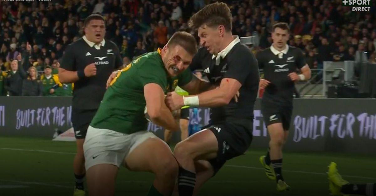 VIDEO. Humiliation historique ! Pulvérisés par les Boks, les All Blacks subissent leur pire défaite à domicile