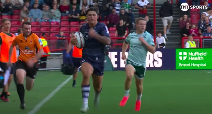 VIDEO. 37,94km/h ! Louis Rees-Zammit signe son retour en Premiership à la vitesse de l’éclair