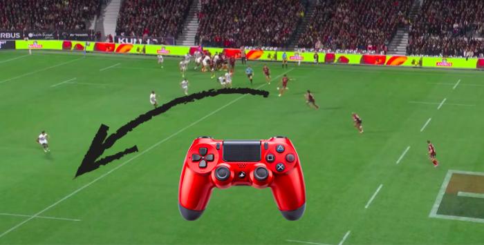 VIDEO. Triangle + R2 : la passe au pied téléguidée de Romain Ntamack pour le funambule Mallia