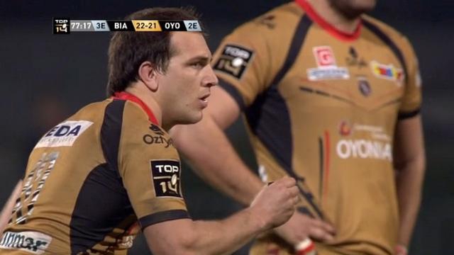 RESUME VIDEO. Top 14. Benjamin Urdapilleta décisif dans la victoire d'Oyonnax sur Biarritz