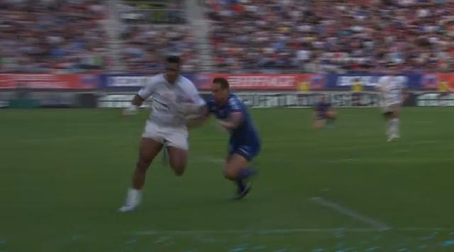 VIDÉO. FC Grenoble - MHR : L'exploit personnel de Timoci Nagusa sur 80 mètres