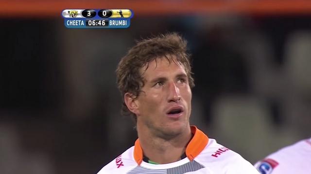 VIDEO. Super Rugby - Johan Goosen s'offre un énorme match avec un drop massif de 55m plein d'effet