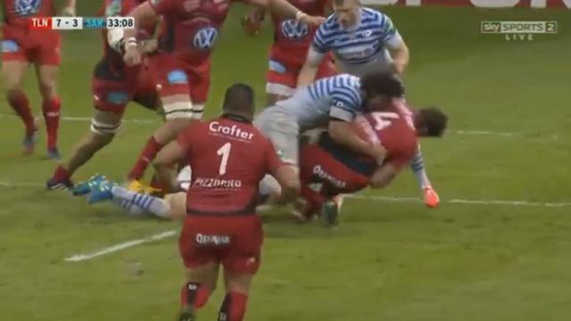 VIDEO. H Cup - RCT - Saracens. Jacques Burger se frotte avec amour à Danie Rossouw et Bakkies Botha
