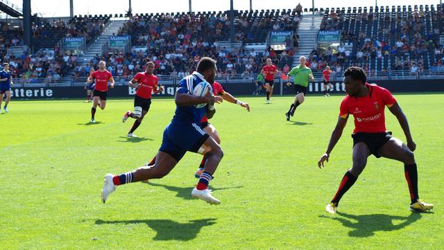 VIDEO. Les essais de l'équipe de France de rugby à 7 au tournoi de Lyon
